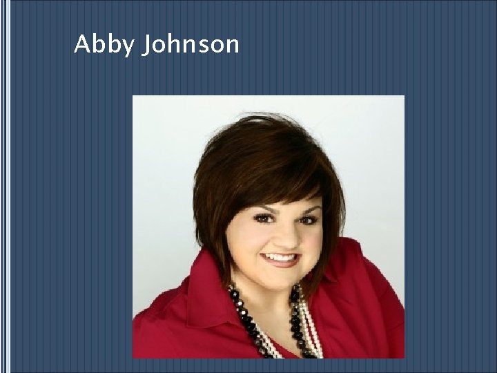 Abby Johnson 