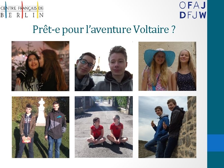 Prêt-e pour l’aventure Voltaire ? 