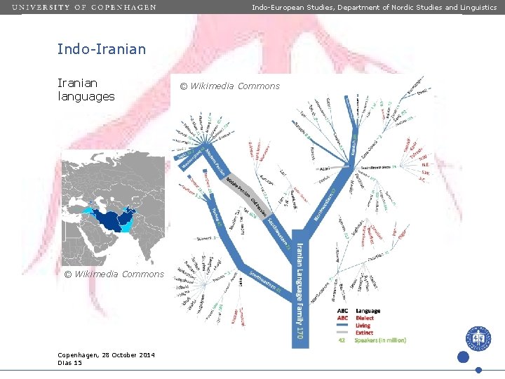 Indo-European Studies, Department of Nordic Studies and Linguistics Indo-Iranian languages © Wikimedia Commons Copenhagen, Indo-European Studies, Department of Nordic Studies and Linguistics Indo-Iranian languages © Wikimedia Commons Copenhagen,