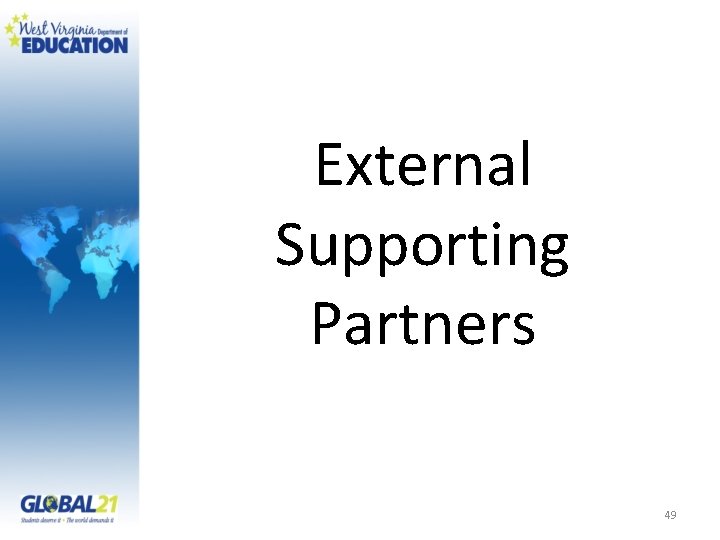 External Supporting Partners 49 