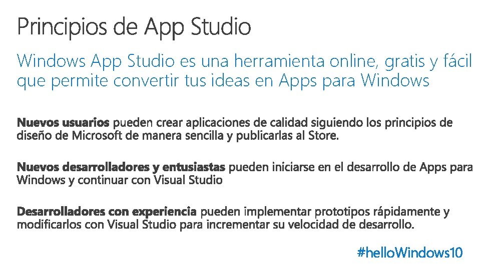 Windows App Studio es una herramienta online, gratis y fácil que permite convertir tus Windows App Studio es una herramienta online, gratis y fácil que permite convertir tus