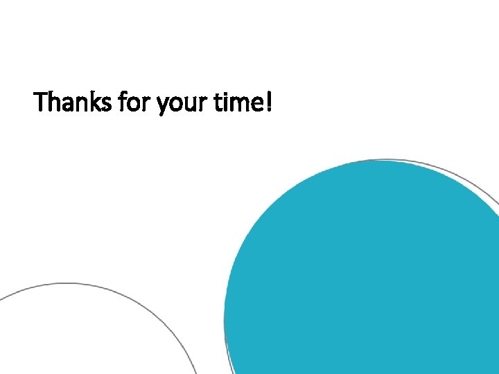 Thanks for your time! 