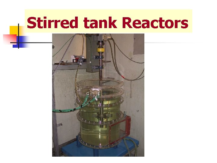 Stirred tank Reactors 