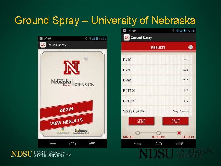 Ground Spray – University of Nebraska 