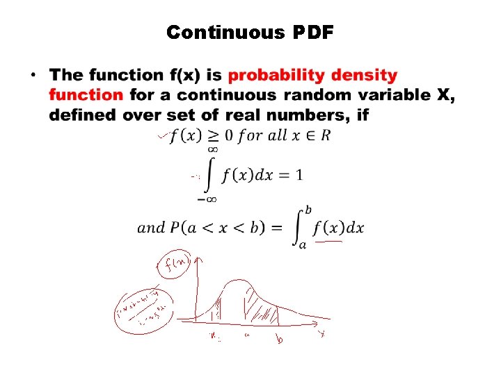 Continuous PDF • 