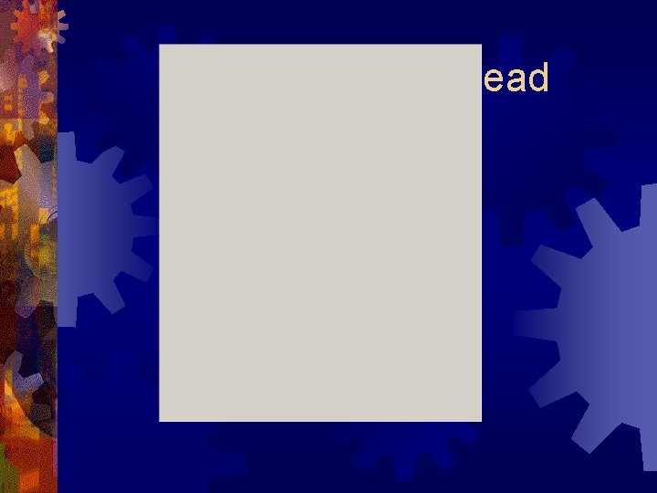 Cross section of head 