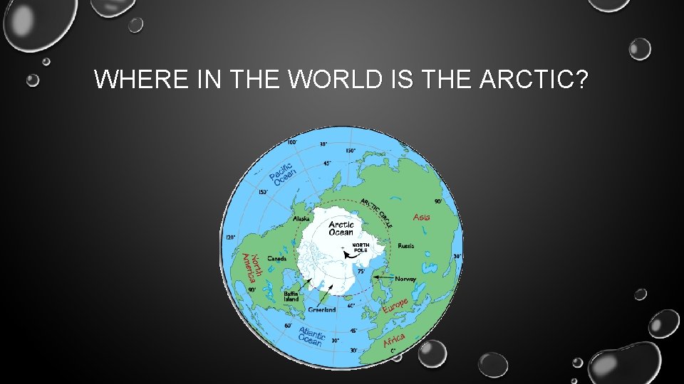WHERE IN THE WORLD IS THE ARCTIC? WHERE IN THE WORLD IS THE ARCTIC?
