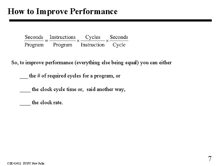 module 2 - measuring performance module 2 assignment ... Chapter 2 Performance and Its Measurement CSE 45432