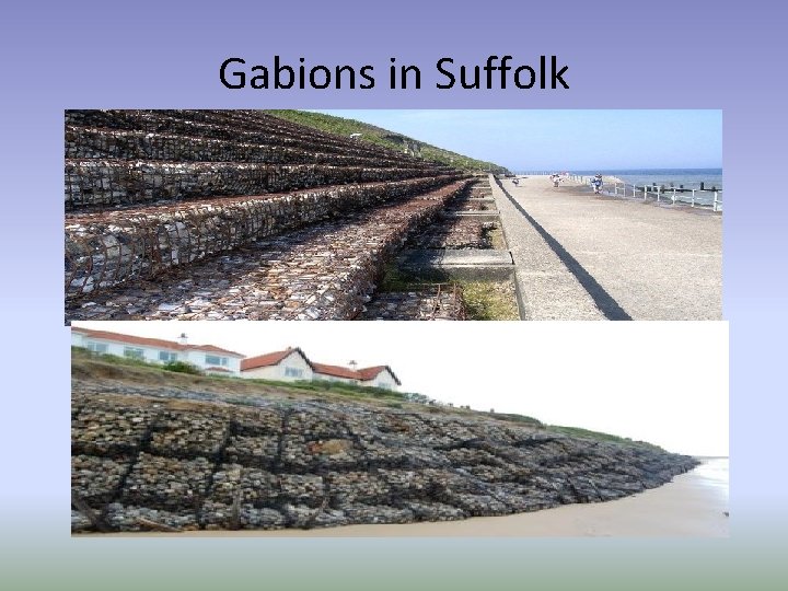 Gabions in Suffolk 