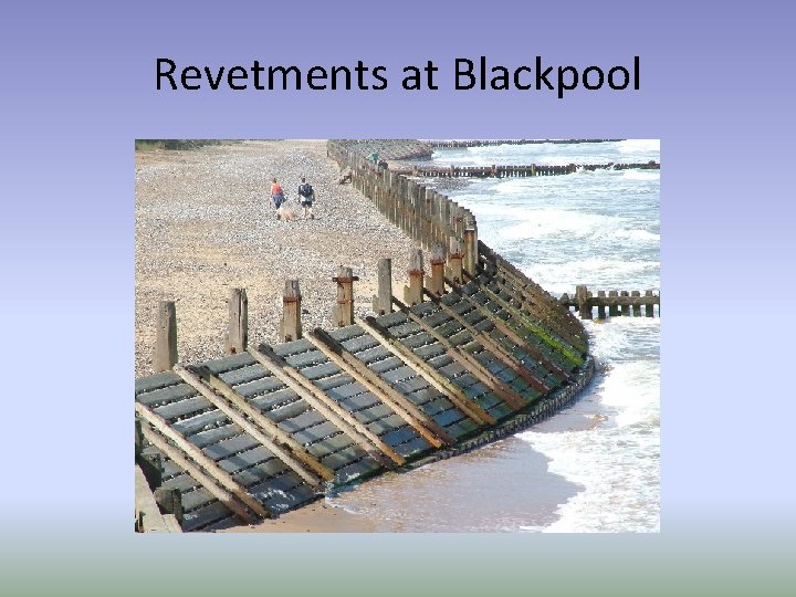 Revetments at Blackpool 