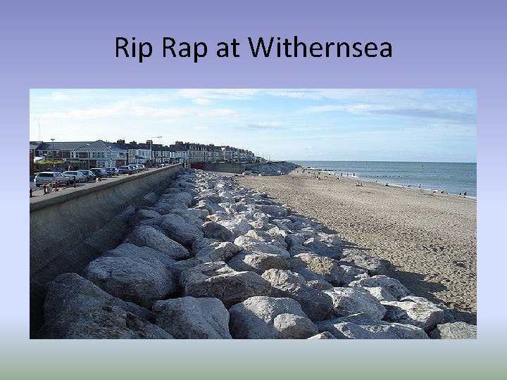 Rip Rap at Withernsea 