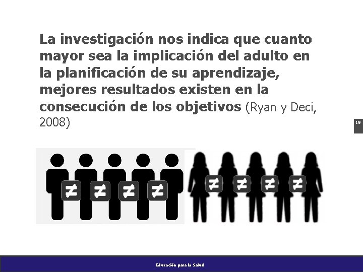 La investigación nos indica que cuanto mayor sea la implicación del adulto en la