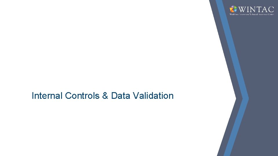 Internal Controls & Data Validation 