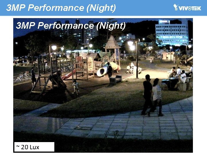 3 MP Performance (Night) ~ 20 Lux 