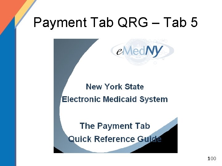 Payment Tab QRG – Tab 5 100 