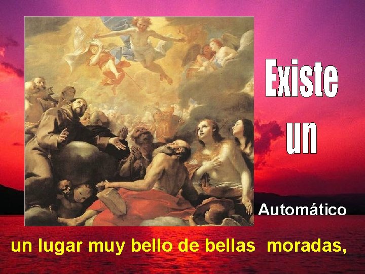 Automático un lugar muy bello de bellas moradas, 