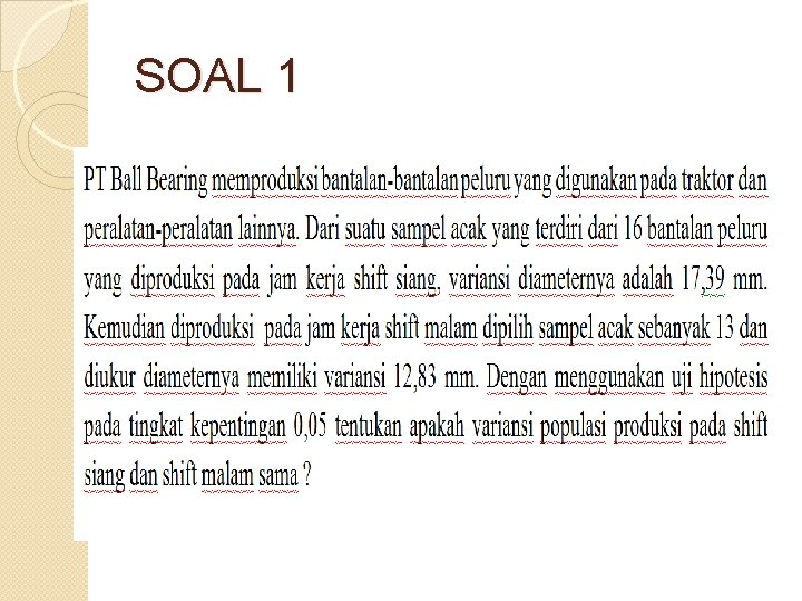 SOAL 1 