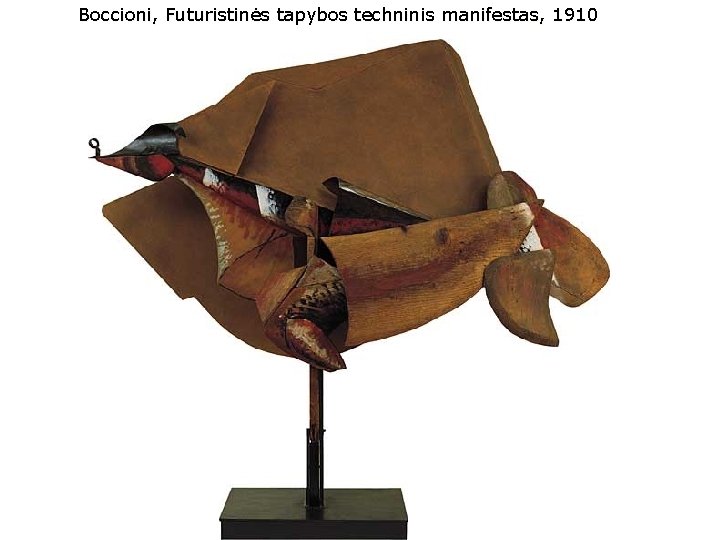 Boccioni, Futuristinės tapybos techninis manifestas, 1910 