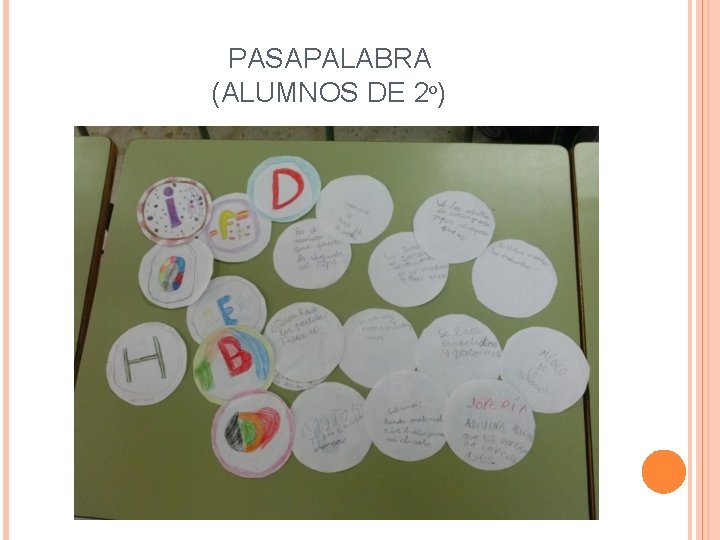 PASAPALABRA (ALUMNOS DE 2º) 