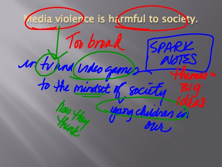 Media violence is harmful to society. 