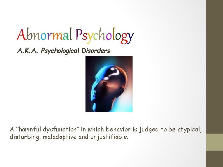 Introduction to Mental Disorders pp 503 506 Opener