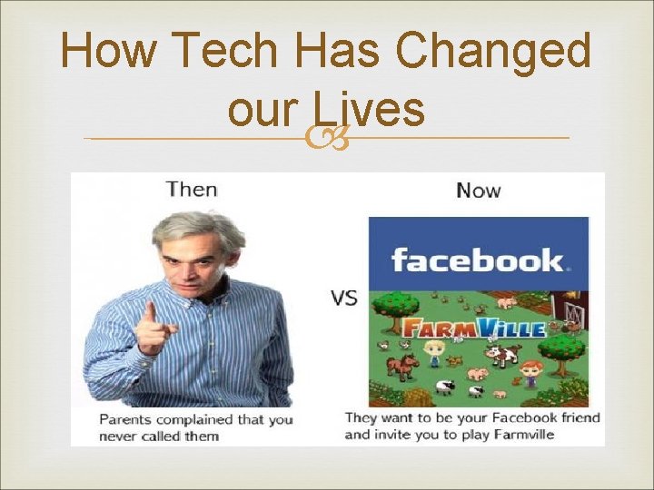 How Tech Has Changed our Lives 
