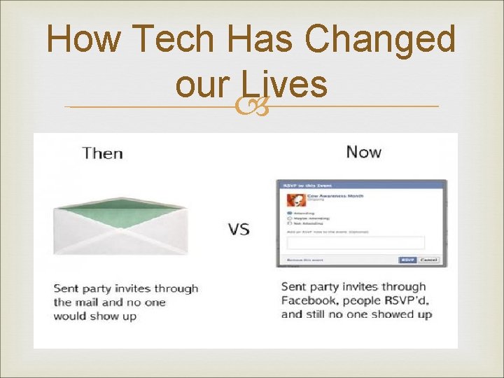 How Tech Has Changed our Lives 