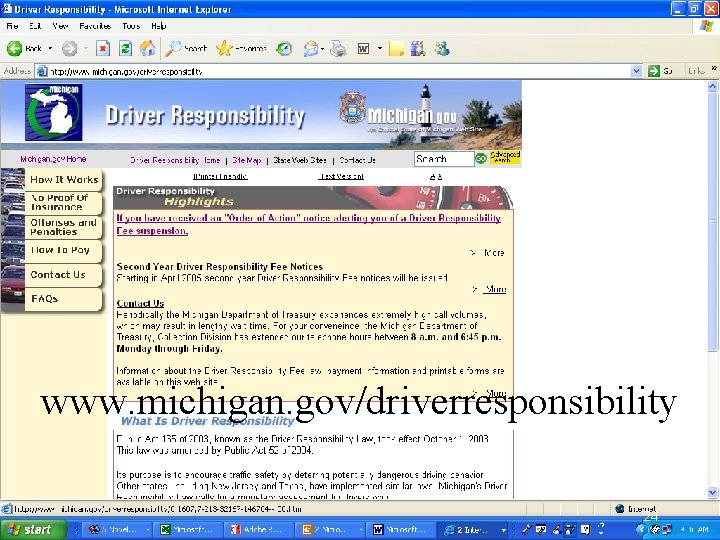 www. michigan. gov/driverresponsibility 24 