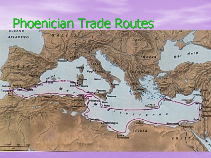 Phoenician Trade Routes 