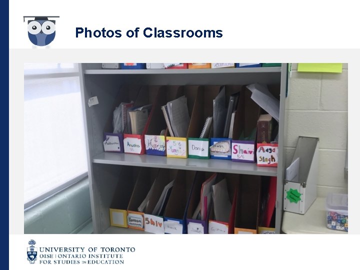 Photos of Classrooms 