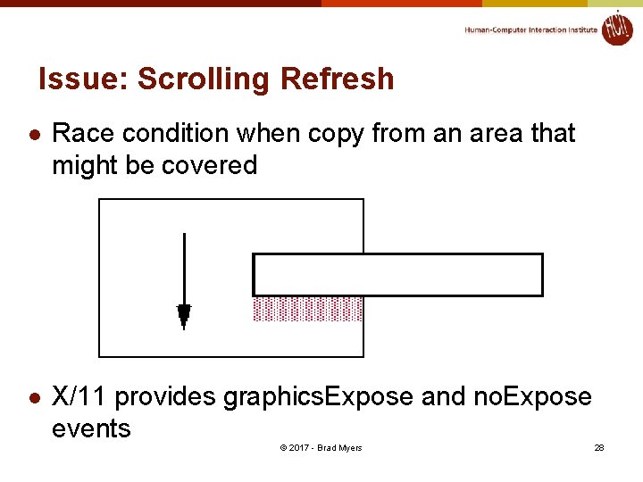 Issue: Scrolling Refresh l Race condition when copy from an area that might be