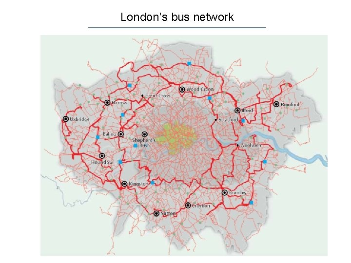 London’s bus network 