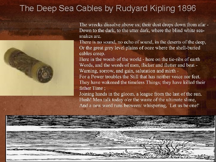 The Deep Sea Cables by Rudyard Kipling 1896 