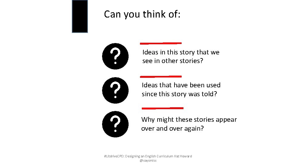 Can you think of: Ideas in this story that we see in other stories?