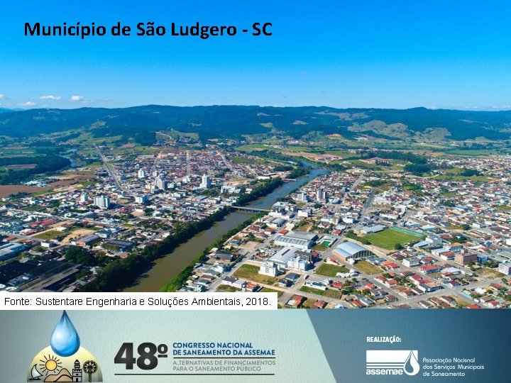 Município de São Ludgero - SC Fonte: Sustentare Engenharia e Soluções Ambientais, 2018. 
