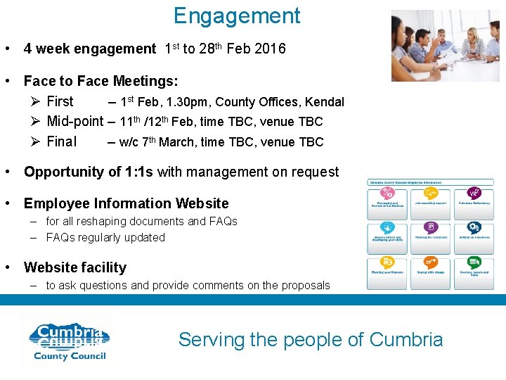 Engagement • 4 week engagement 1 st to 28 th Feb 2016 • Face