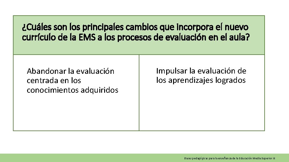 ¿Cuáles son los principales cambios que incorpora el nuevo currículo de la EMS a