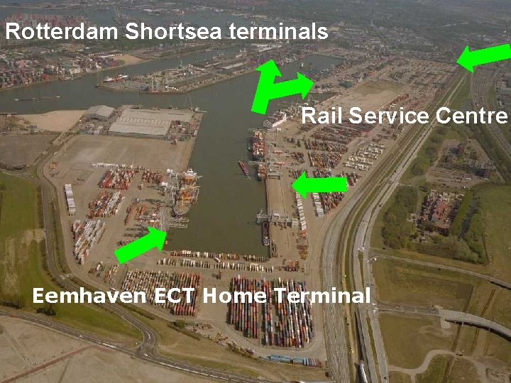 Rotterdam Shortsea terminals Rail Service Centre Eemhaven ECT Home Terminal 