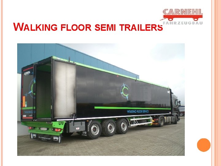 WALKING FLOOR SEMI TRAILERS 