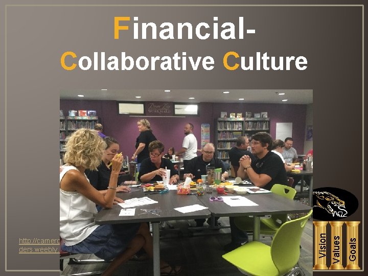 Financial- Goals Vision Values http: //cameronlea ders. weebly. com/ Mission Collaborative Culture 