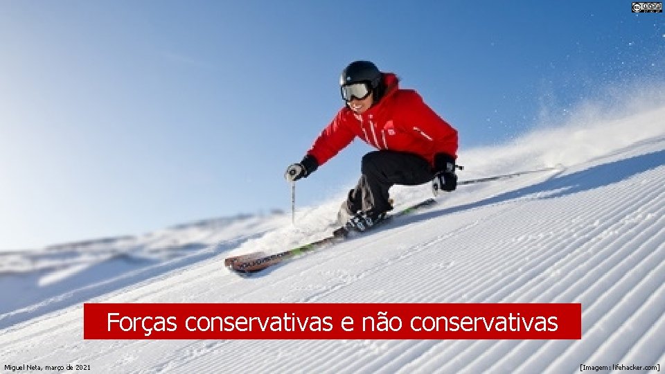 Forças conservativas e não conservativas Miguel Neta, março de 2021 [Imagem: lifehacker. com] 