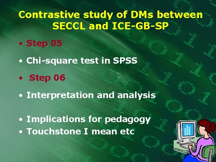 Contrastive study of DMs between SECCL and ICE-GB-SP • Step 05 • Chi-square test