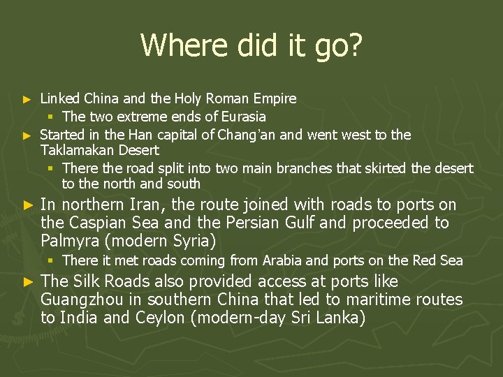 Where did it go? Linked China and the Holy Roman Empire § The two