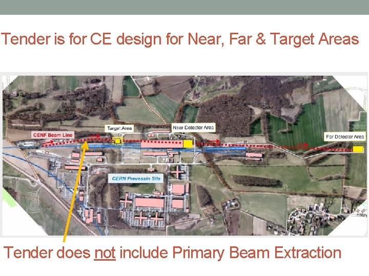 Tender is for CE design for Near, Far & Target Areas Tender does not