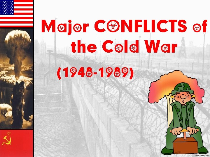 Major CONFLICTS of the Cold War (1948 -1989) 