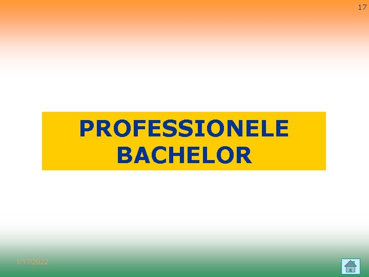 17 PROFESSIONELE BACHELOR 1/17/2022 