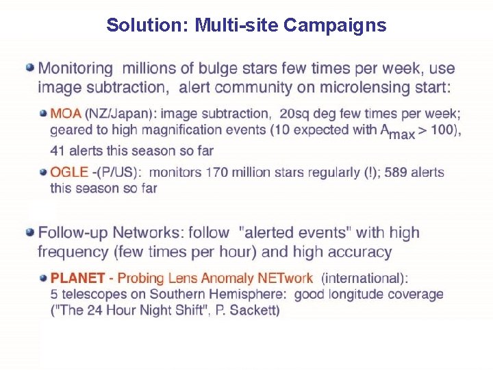Solution: Multi-site Campaigns 