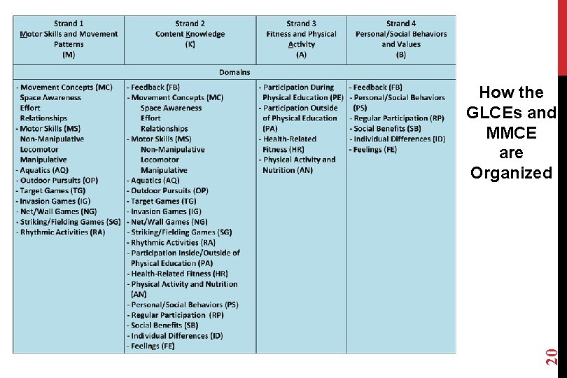 6/17/2021 20 How the GLCEs and MMCE are Organized 