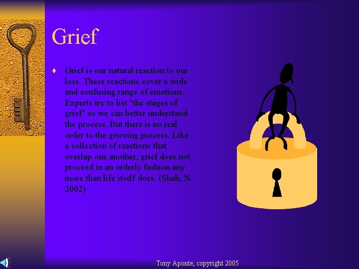 Grief ¨ Grief is our natural reaction to our loss. These reactions cover a