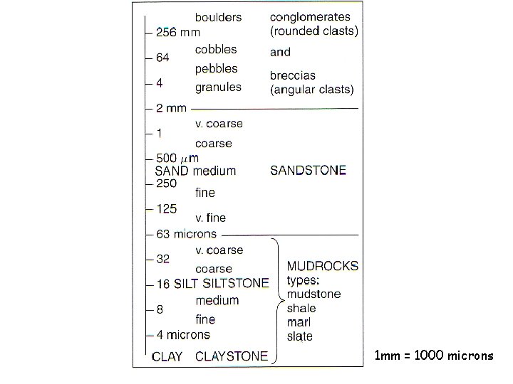 1 mm = 1000 microns 